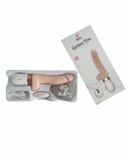 CYCLONE FIRE RECHARGEABLE DILDO